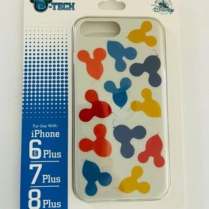 Disney iPhone Case Cover Main Street Mickey Mouse Balloons Size 6S / 7 NWT